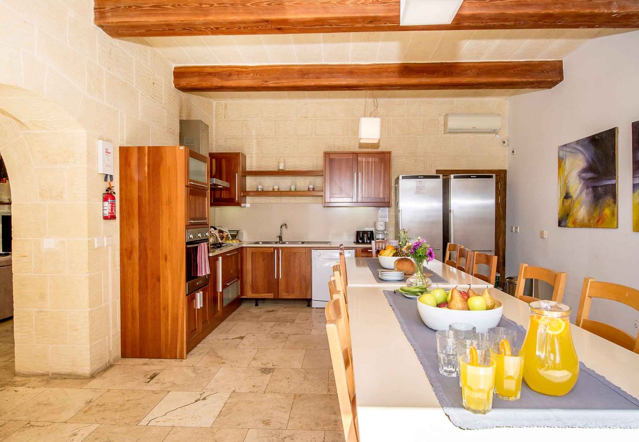 kitchen gozo holiday villa