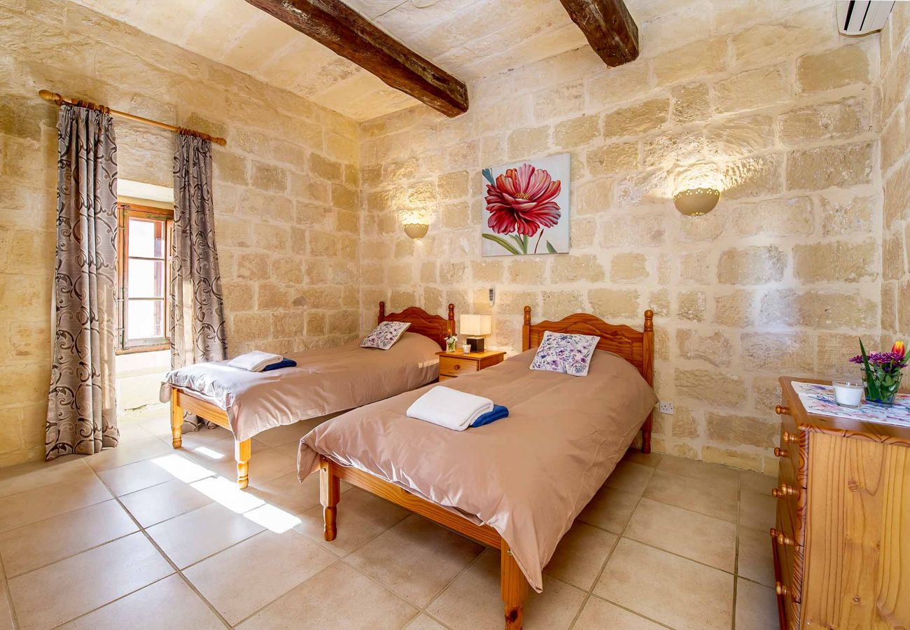 malta farmhouse bedroom