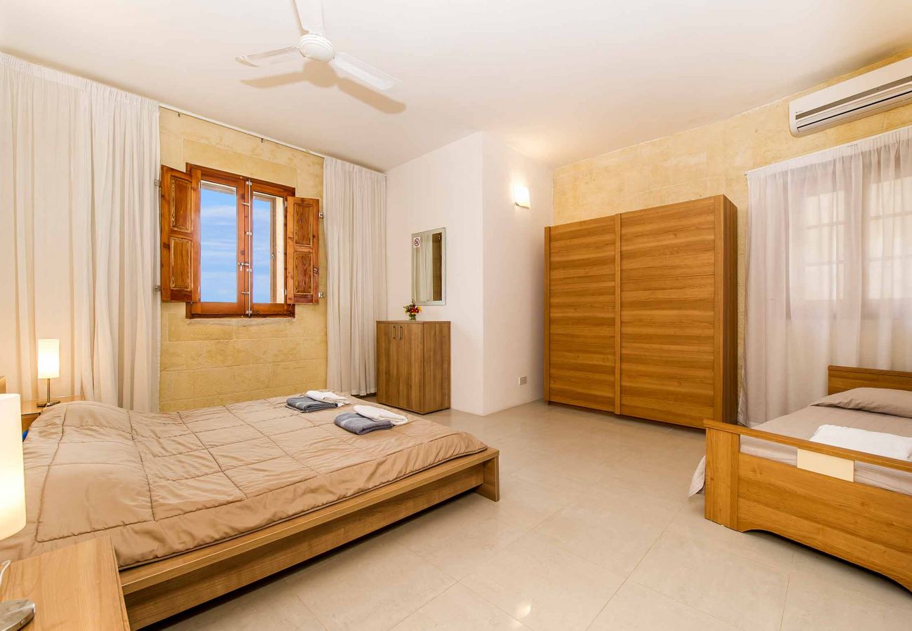 bedroom of malta holiday villa