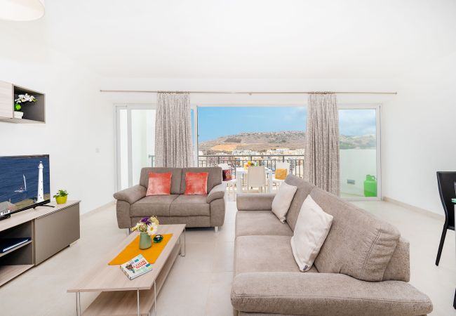 Apartment in Marsalforn - The Hillock Penthouse South B14 Apartment in Marsalforn - The Hillock Penthouse South B14